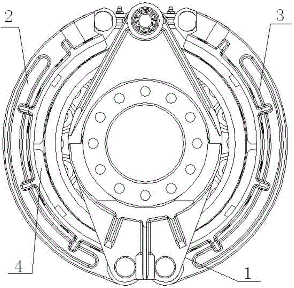 Chain type braking device of heavy vehicle