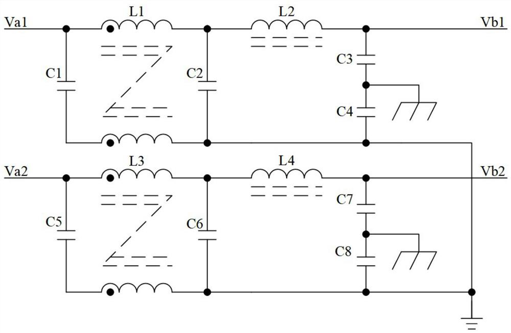 Double-channel redundant power supply self-switching and restoring circuit