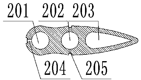 Air volume display tuyere and air-volume test method