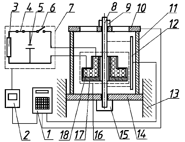 Electromagnetic impact dynamic tensile test method and device