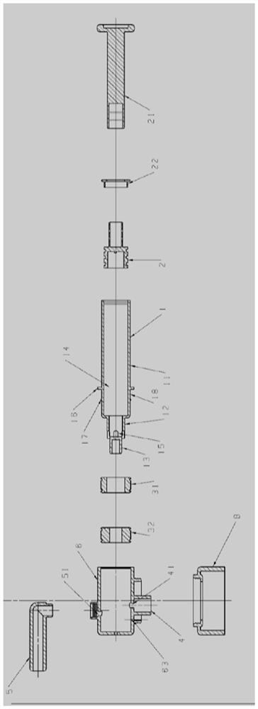 Pump head and container