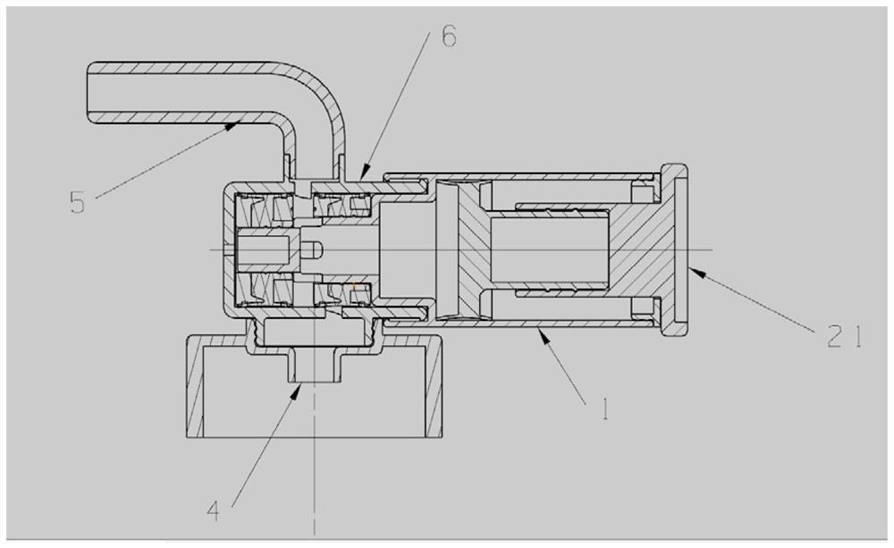 Pump head and container