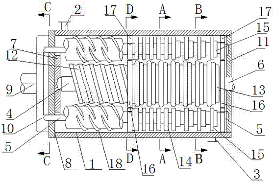 A planetary multi-screw extruder