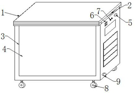 A host structure of an energy-saving transformer with a medium-voltage tap