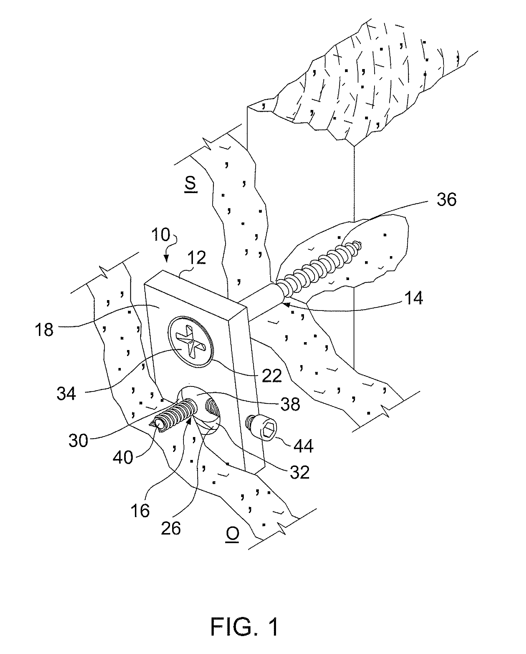 Hidden fastener