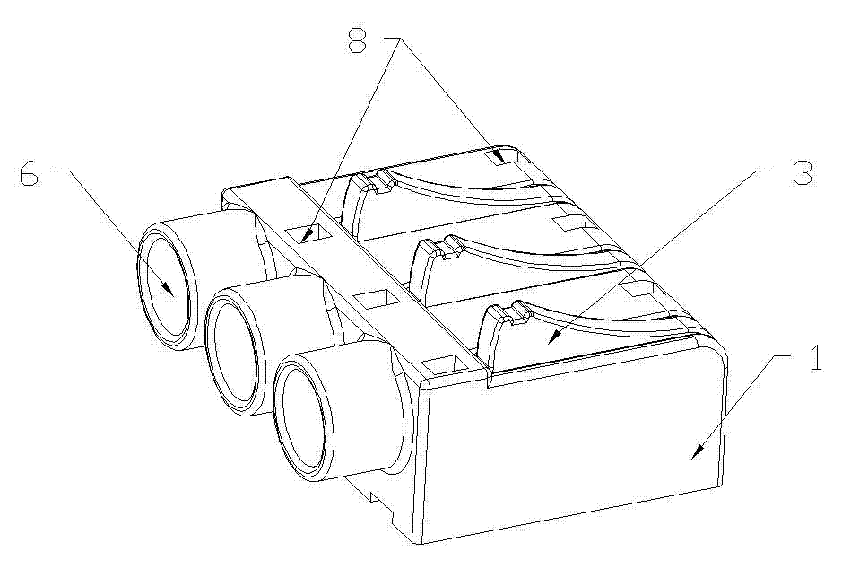 Integrated connector for LED