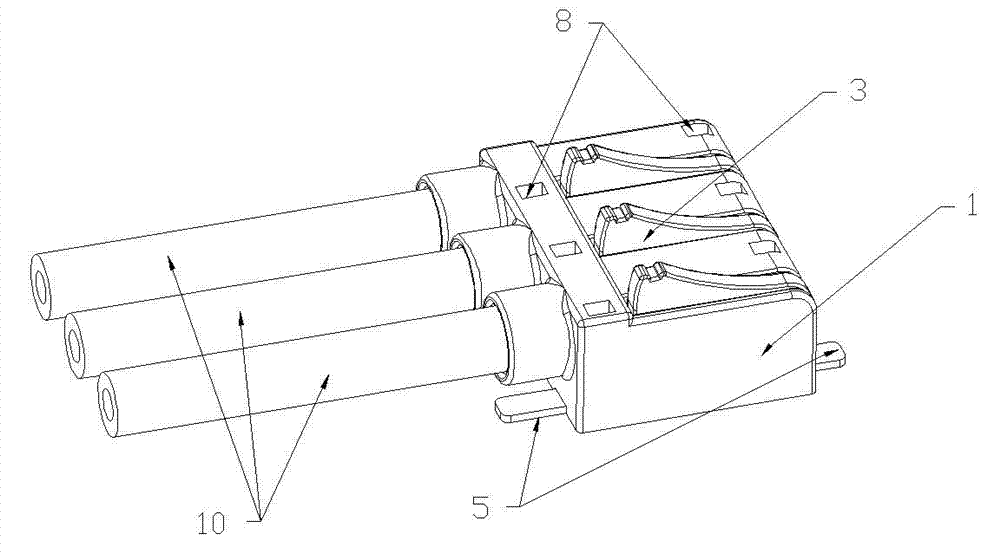 Integrated connector for LED