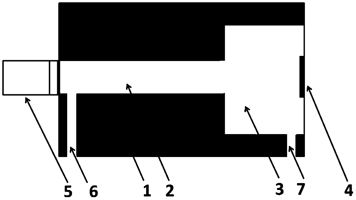 A semi-open cavity resonant photoacoustic cell