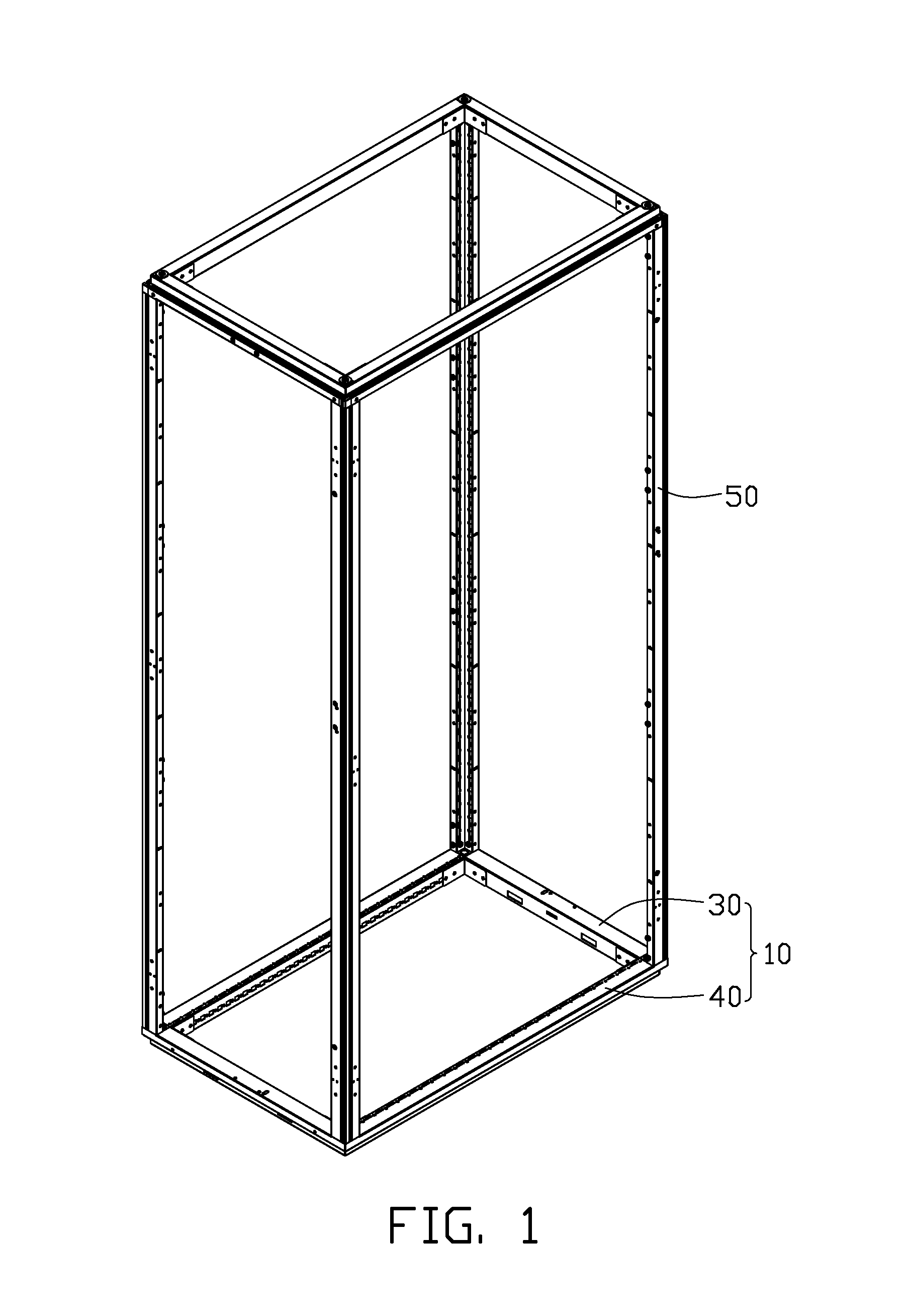 Rack frame assembly