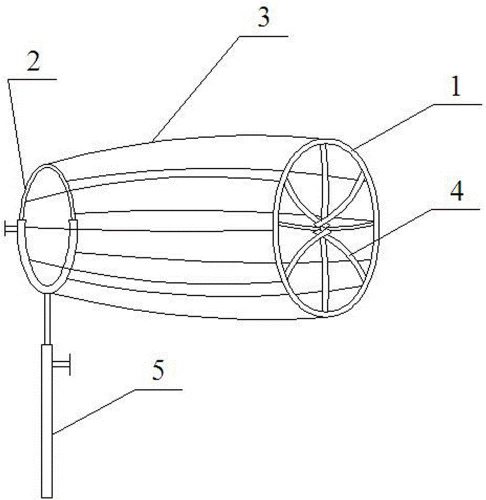 Fish capturing fixing device