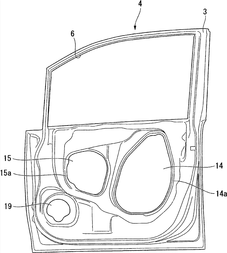 Vehicle door construction