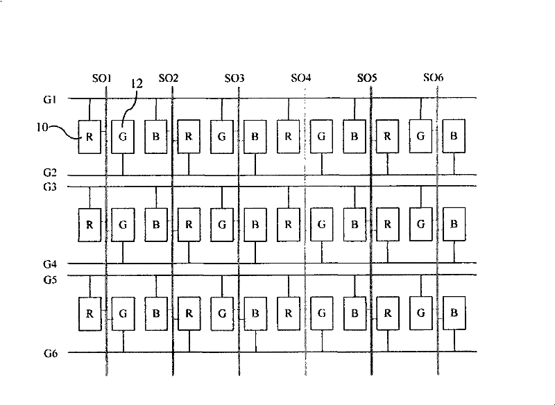 Base plate of double gate electrode transistor of liquid crystal display