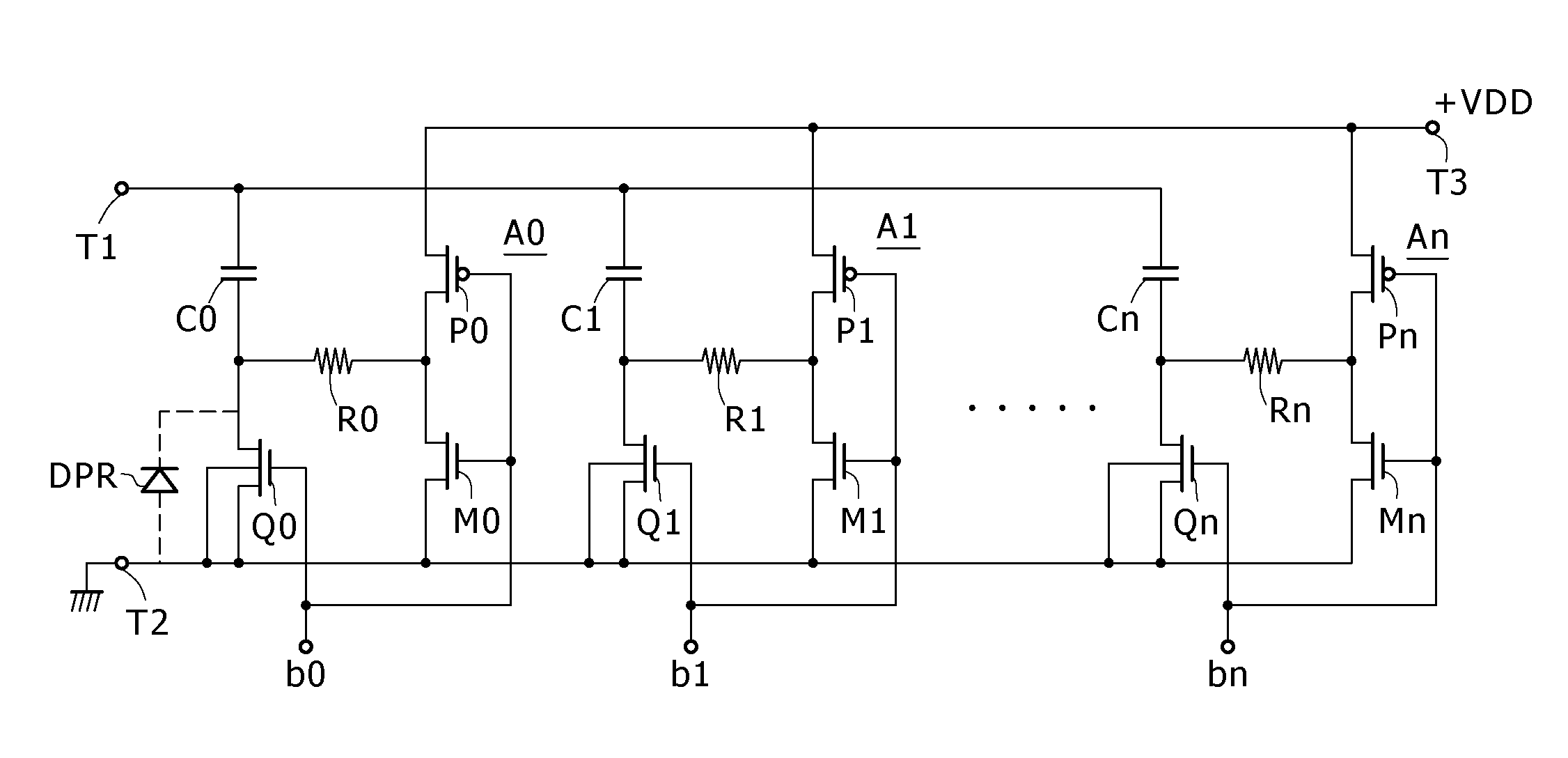 Variable capacitance circuit