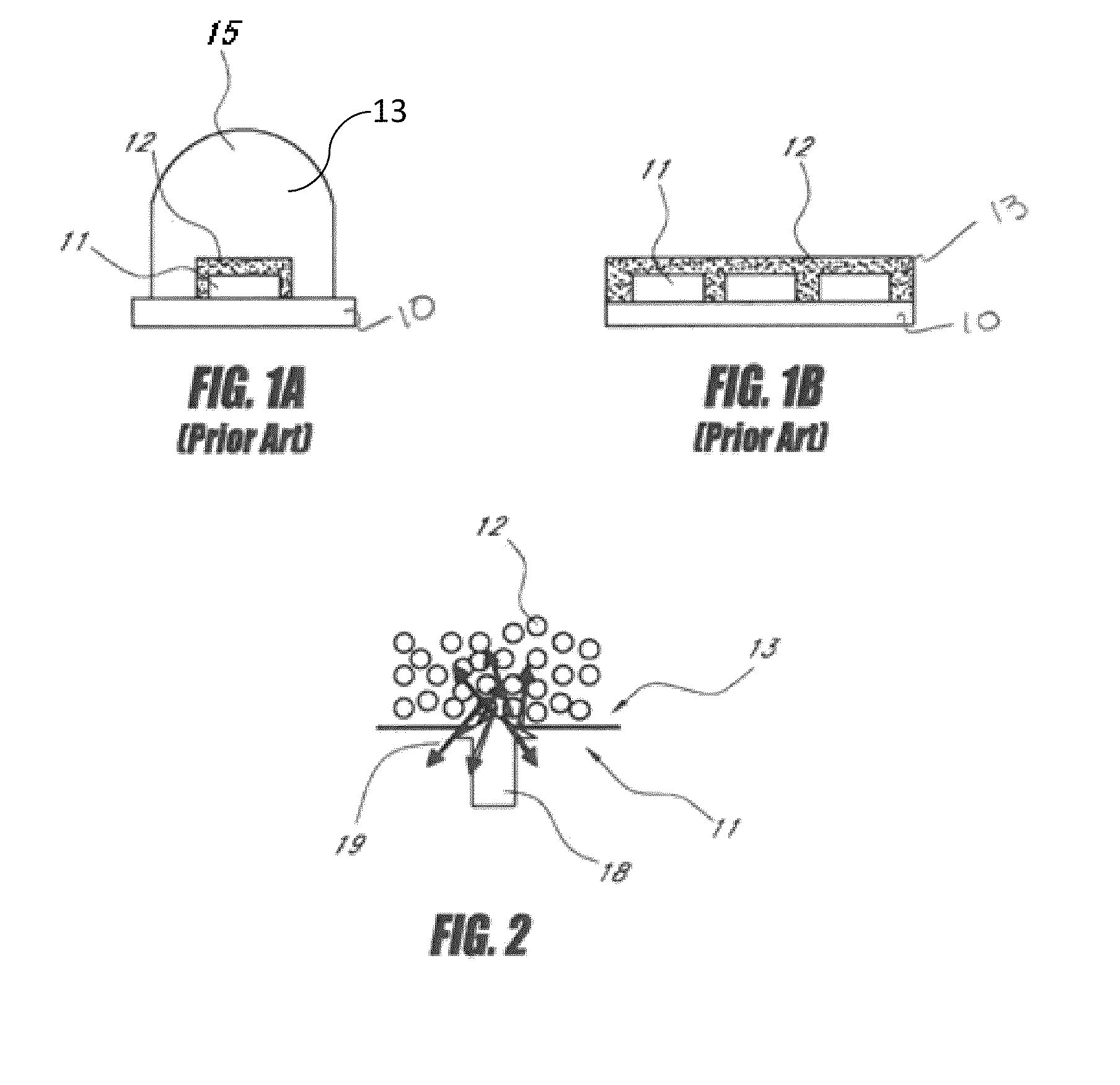 Light emissive ceramic laminate and method of making same