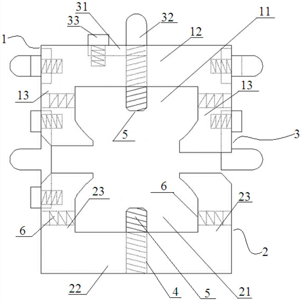 Hemispherical ideal cemented particle contact shear, bending and torsion test device