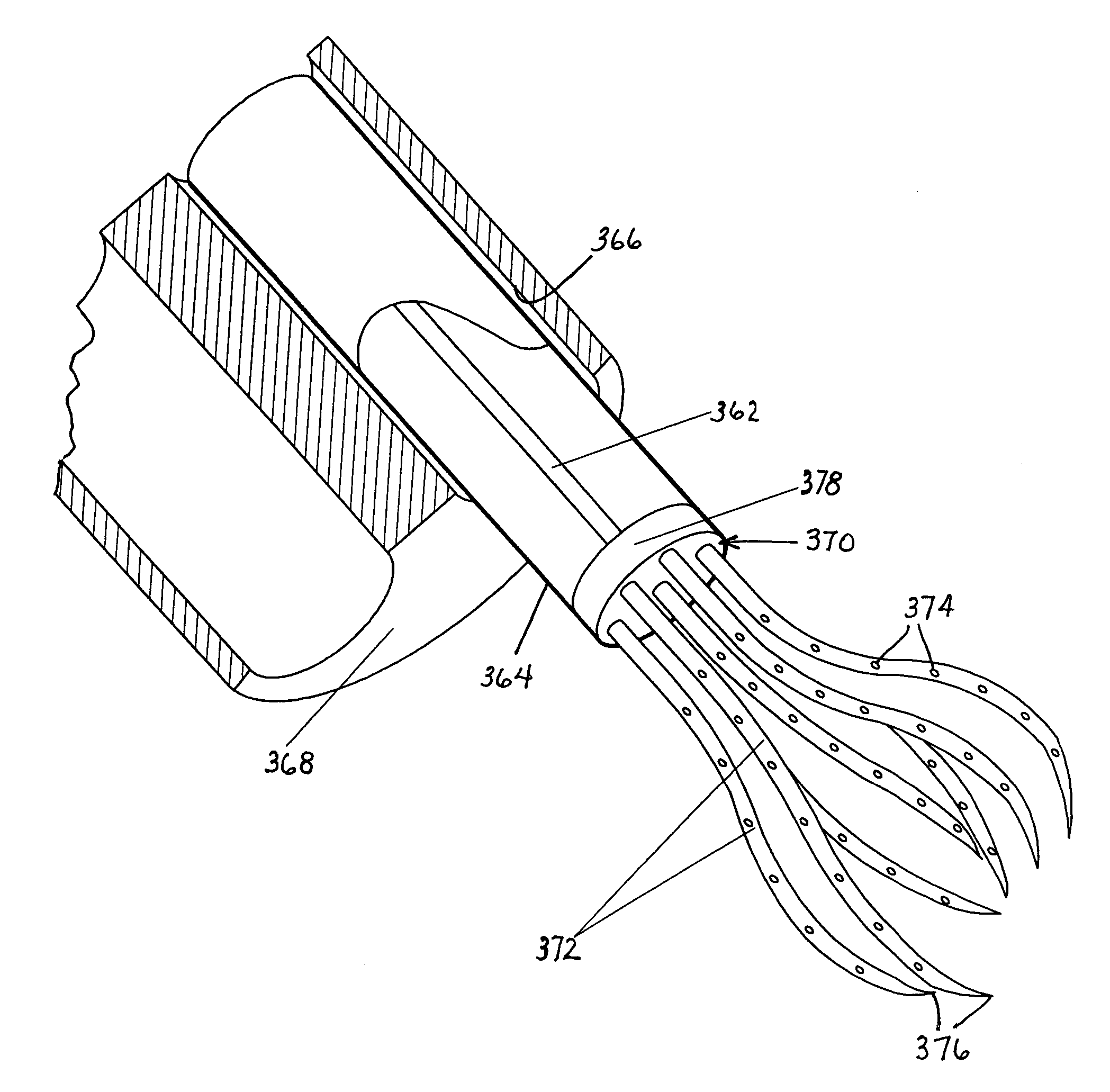 Medical instrument for fluid injection and related method