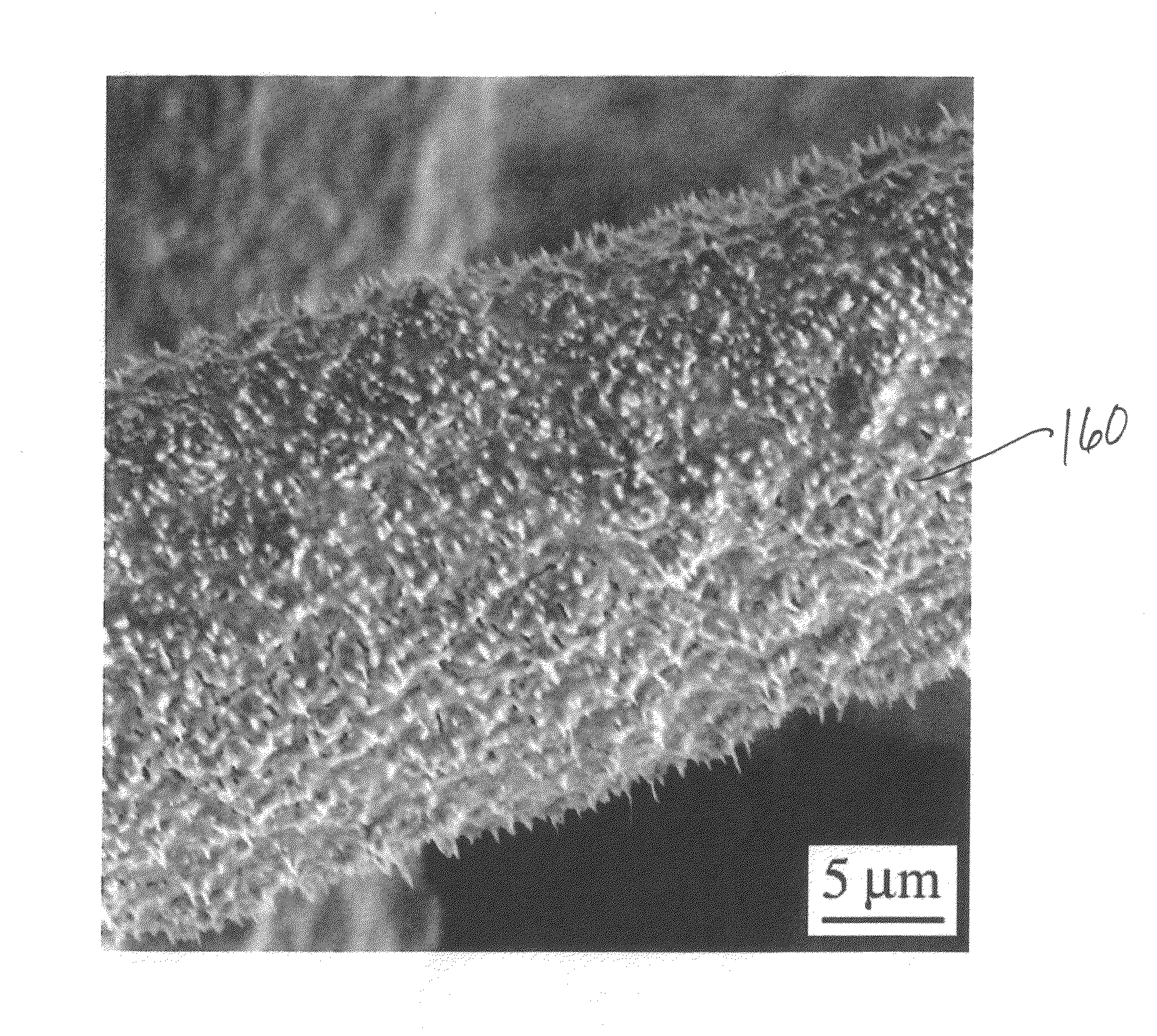 Method for whisker formation on metallic fibers and substrates