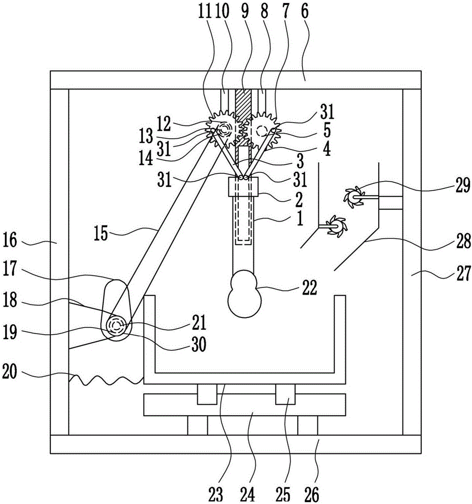 Needle coke rapid mashing device for battery production technology