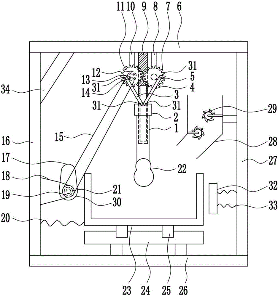 Needle coke rapid mashing device for battery production technology