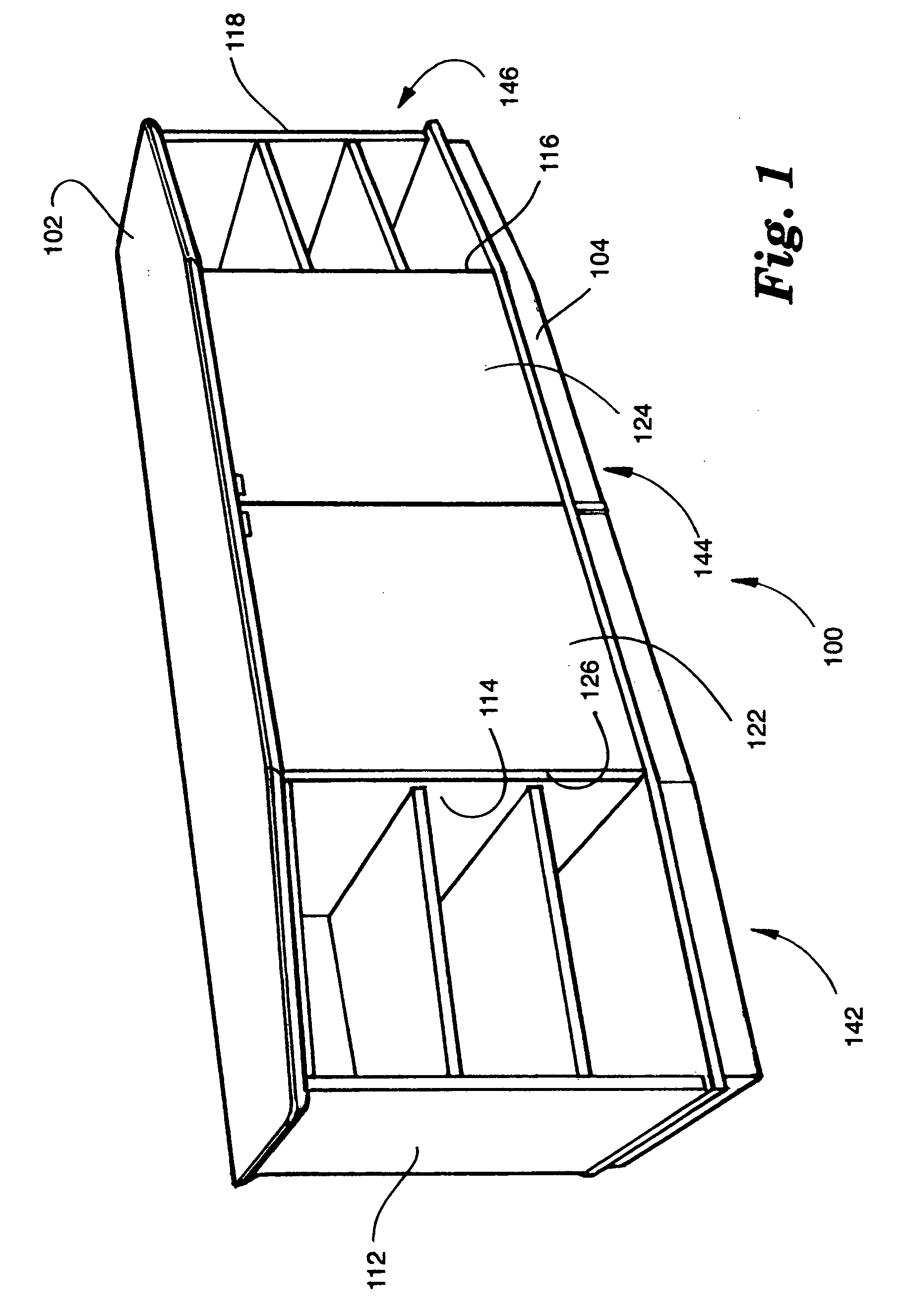 Media cabinet with reversing door