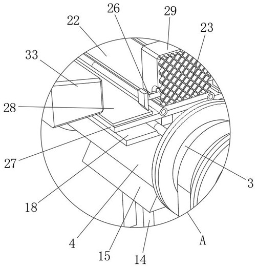 A waste water filter detection device