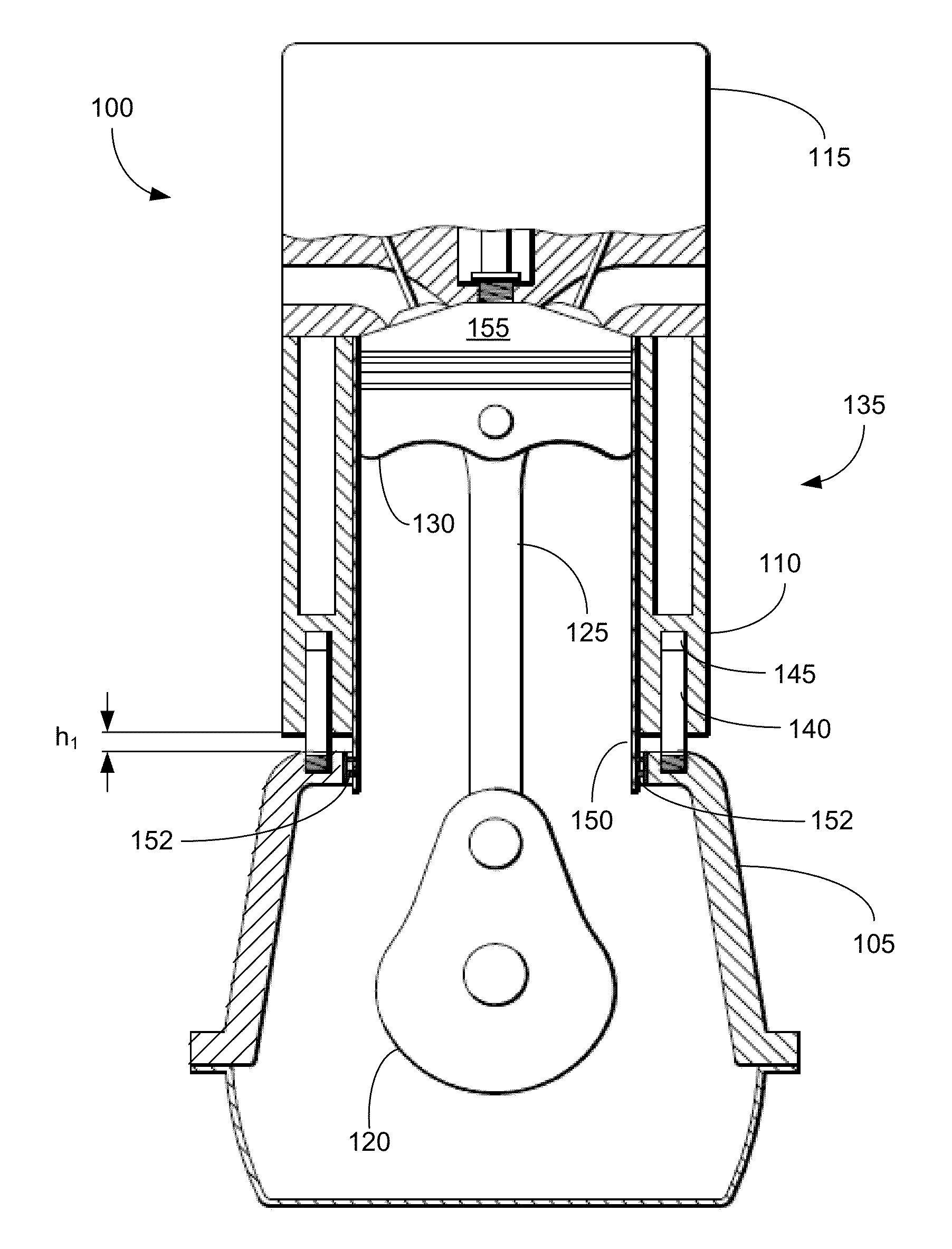 Variable compression ratio engine