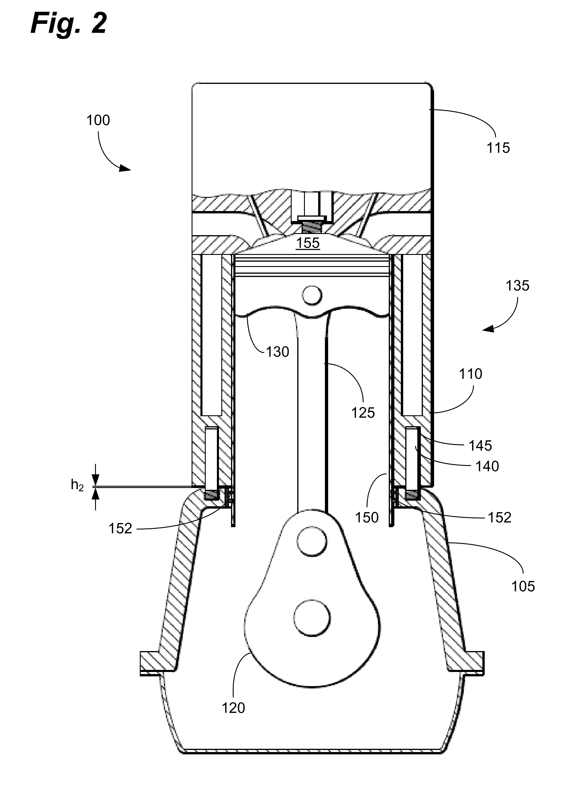 Variable compression ratio engine