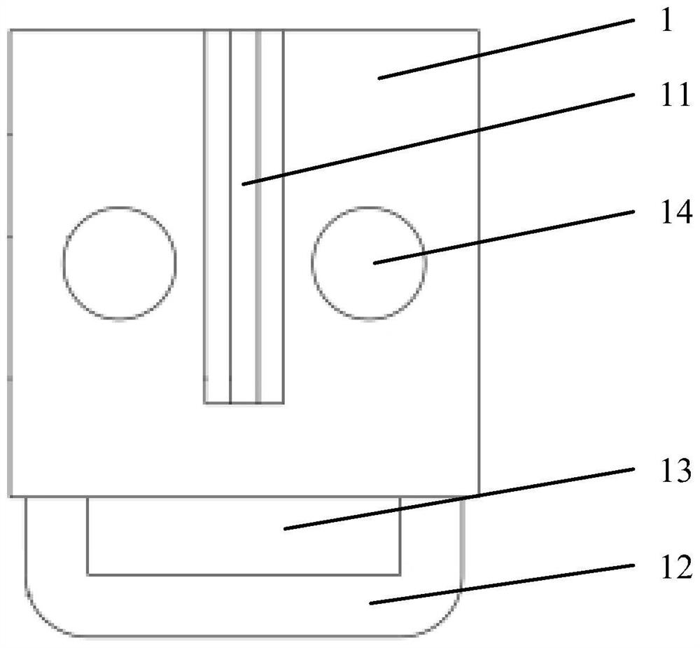 A splicing device, steel arch section and steel arch