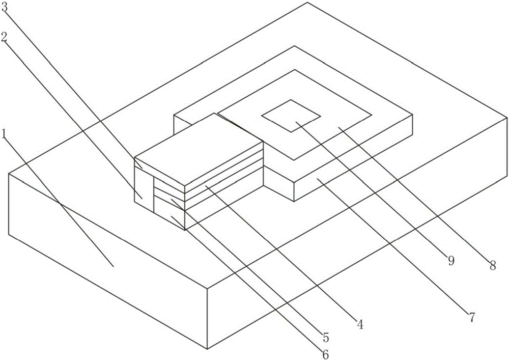 Optical waveguide detector capable of eliminating parasitic capacitance