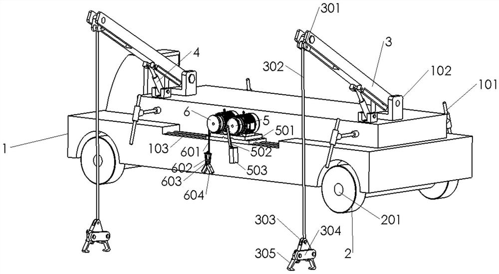 Device for carrying asphalt fixing plates on two sides of road