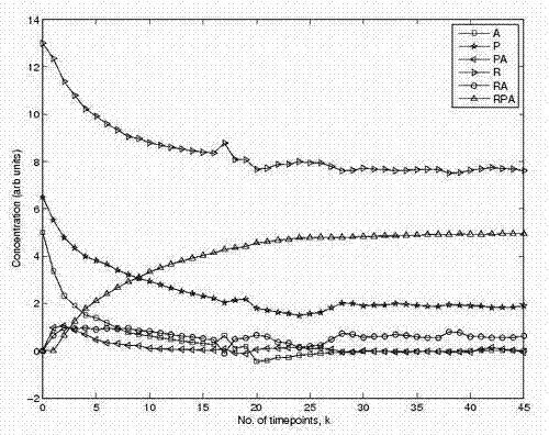 Modeling method for biochemical reaction process of immunochromatography test strip