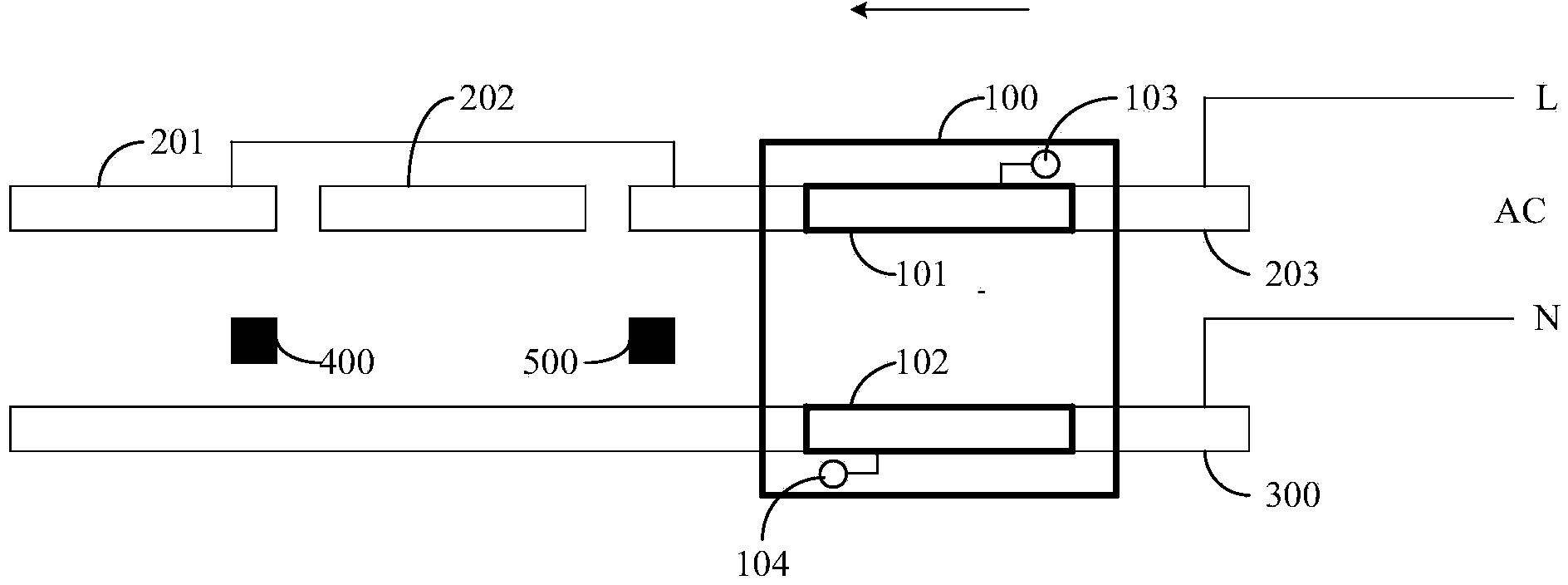 Assembly line and power testing system