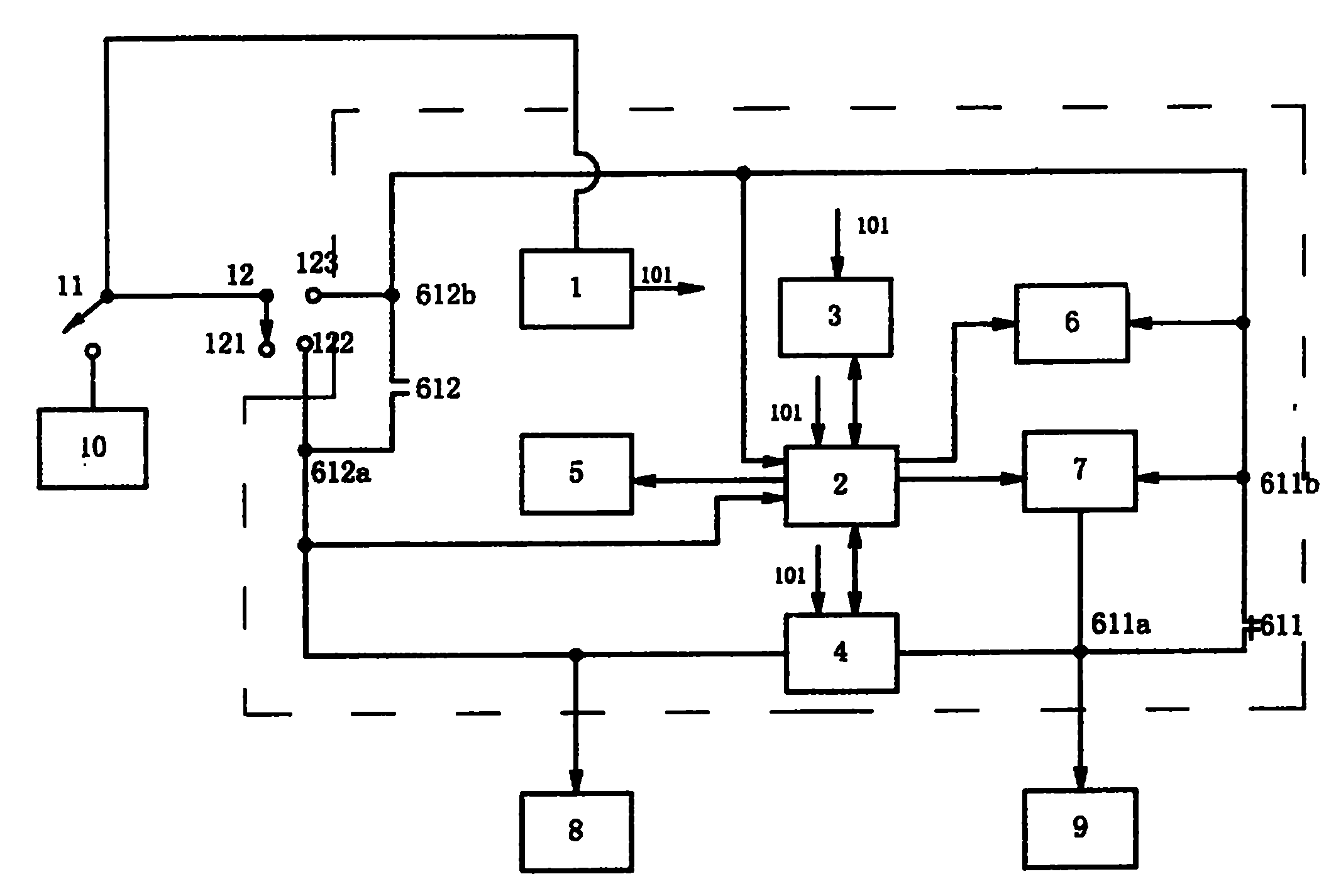 Automatic device for changing light of front headlight of motor vehicle