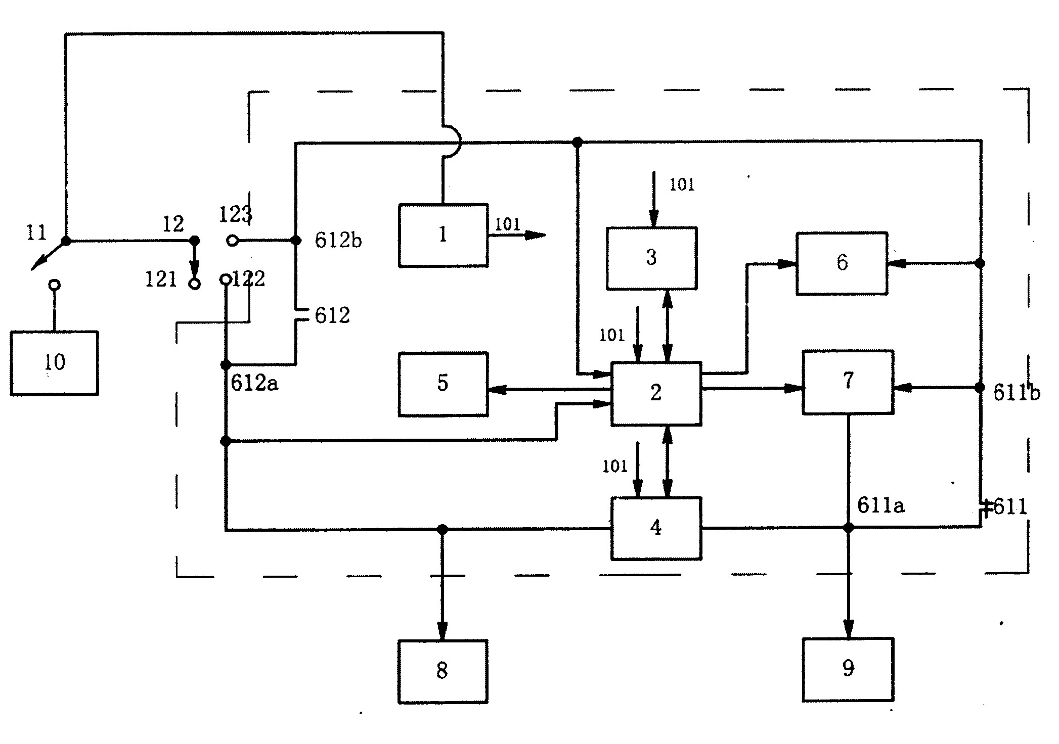 Automatic device for changing light of front headlight of motor vehicle