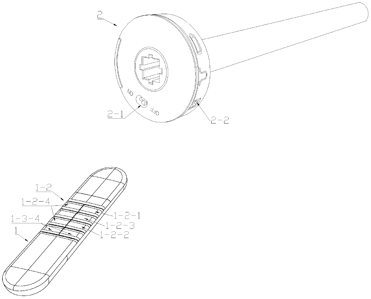 Curtain remote controller and remote control stroke setting method thereof