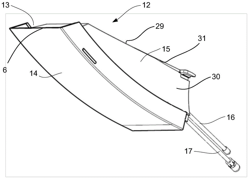 Refrigeration device with water filter