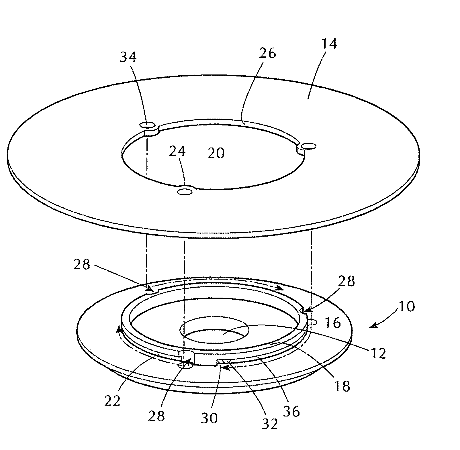 Mounting system for grinding wheels and the like