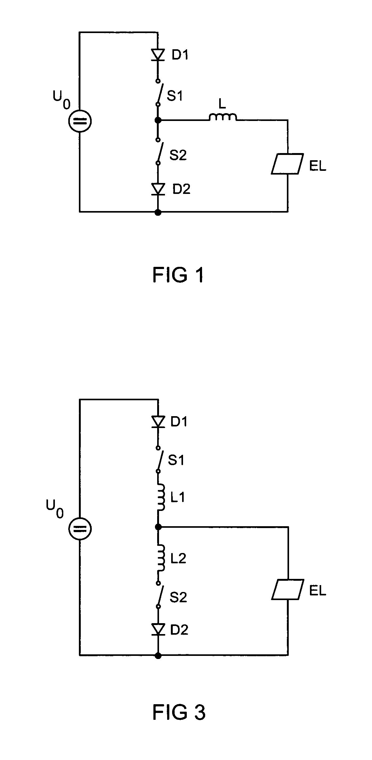 Circuit arrangement having a converter without a transformer but with an inductor for the pulsed operation of dielectric barrier discharge lamps