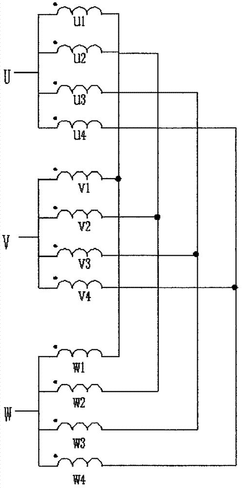 Three-phase permanent-magnet brushless mechanoelectrical transduction gear outer rotor motor