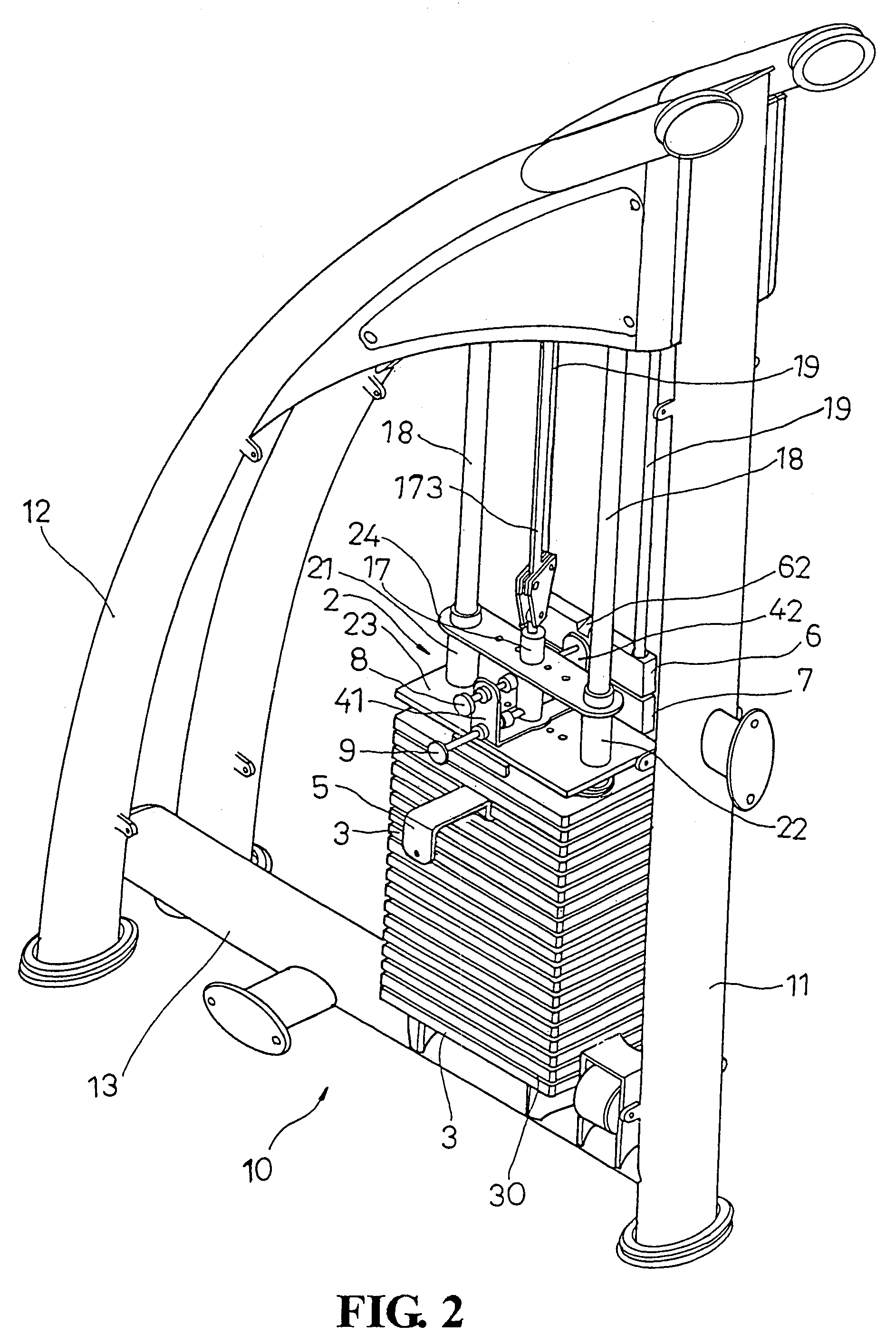 Counterweight exercise machine