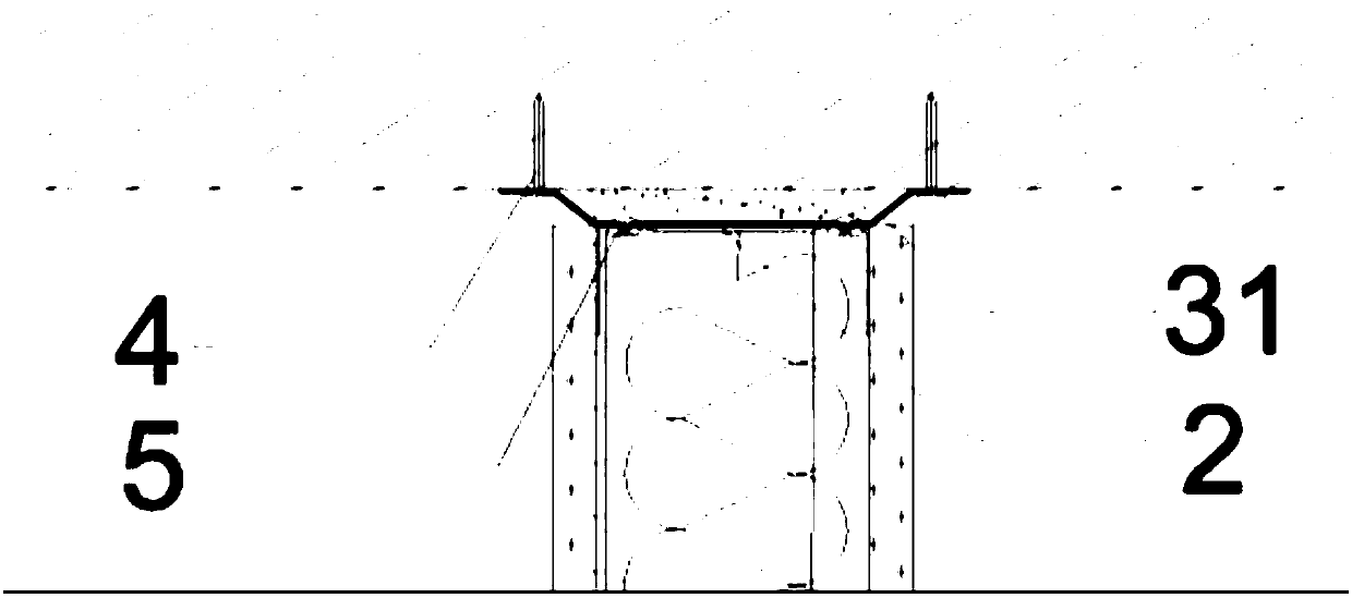 Integral modular assembled partition wall