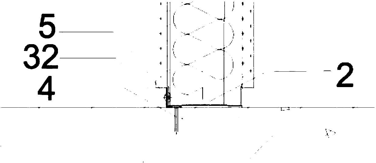 Integral modular assembled partition wall