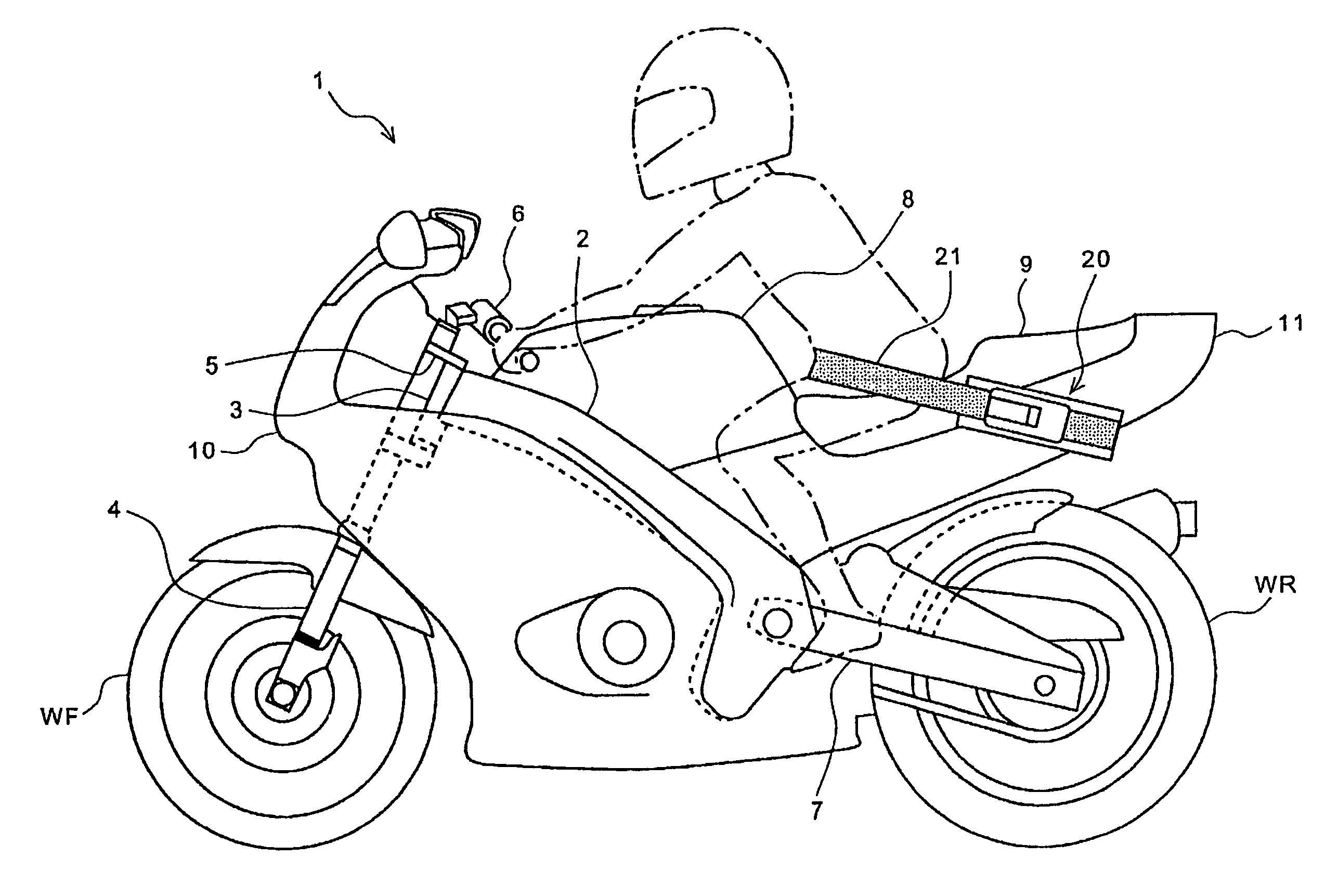 Rider restraint apparatus