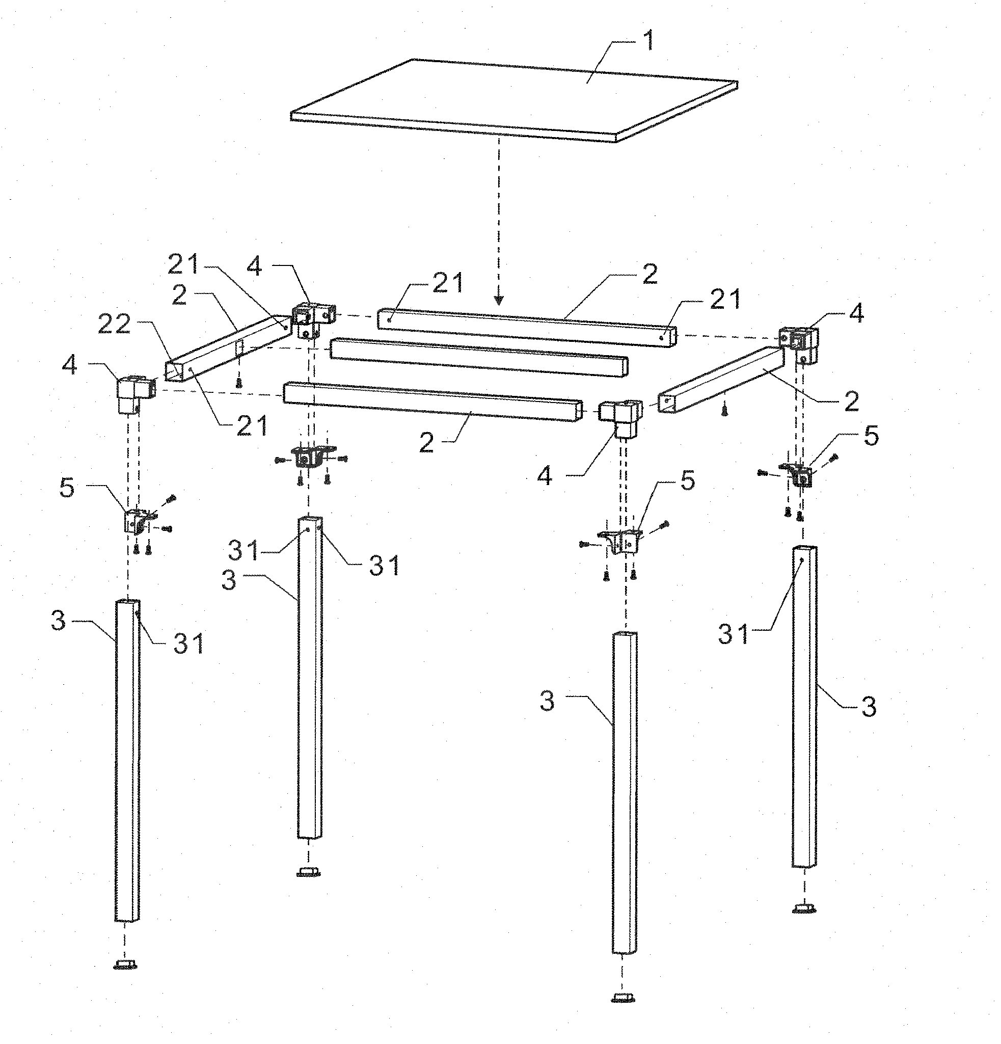 Supporting frame