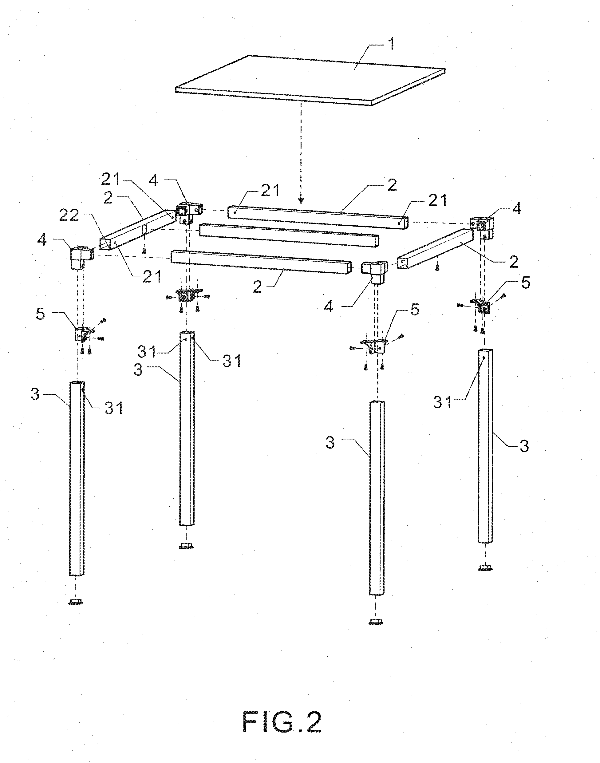 Supporting frame