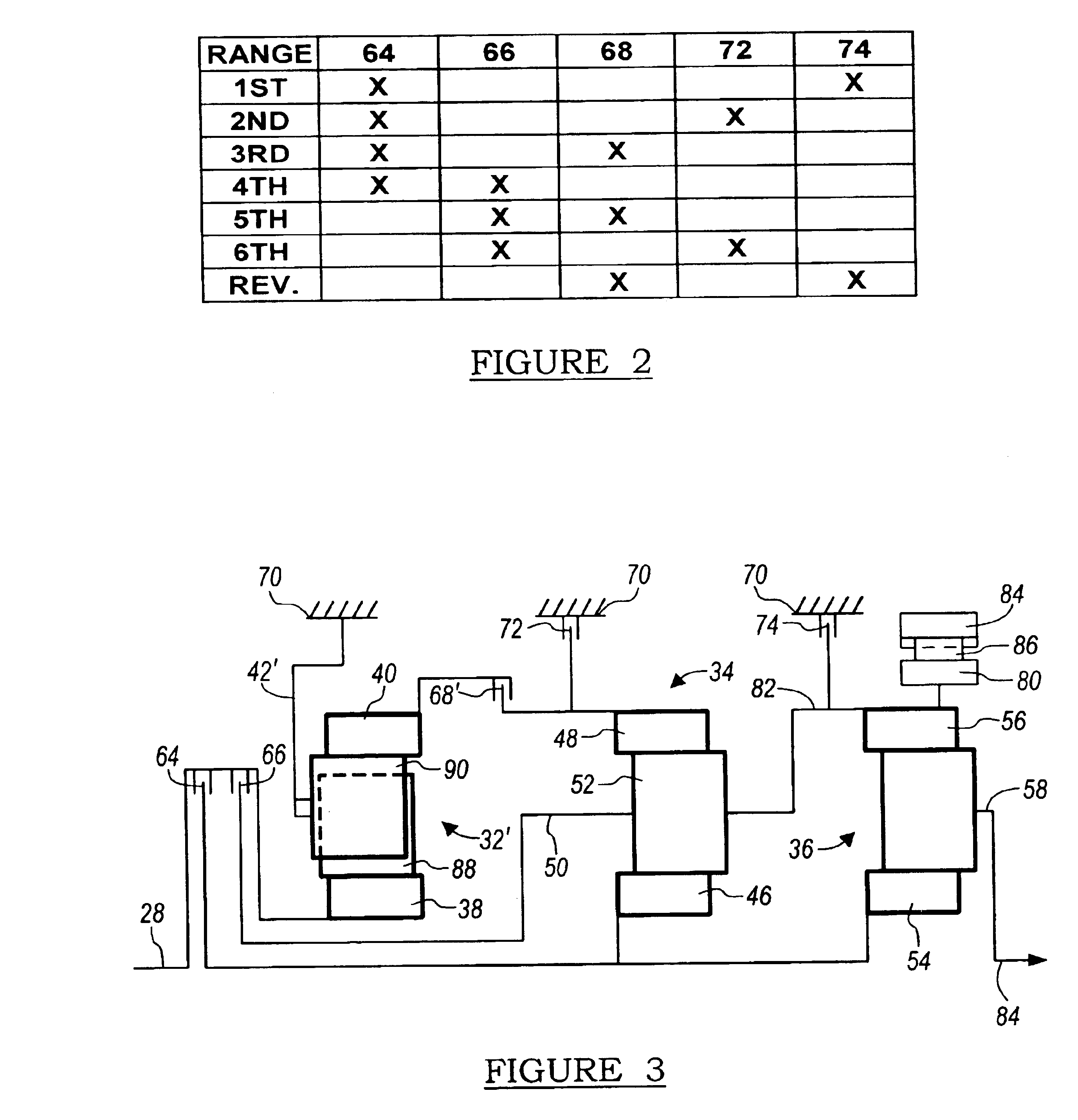 Multiple-speed power transmission for motor vehicles