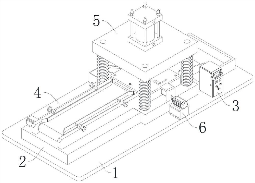 Stamping die capable of automatically correcting plate deviation