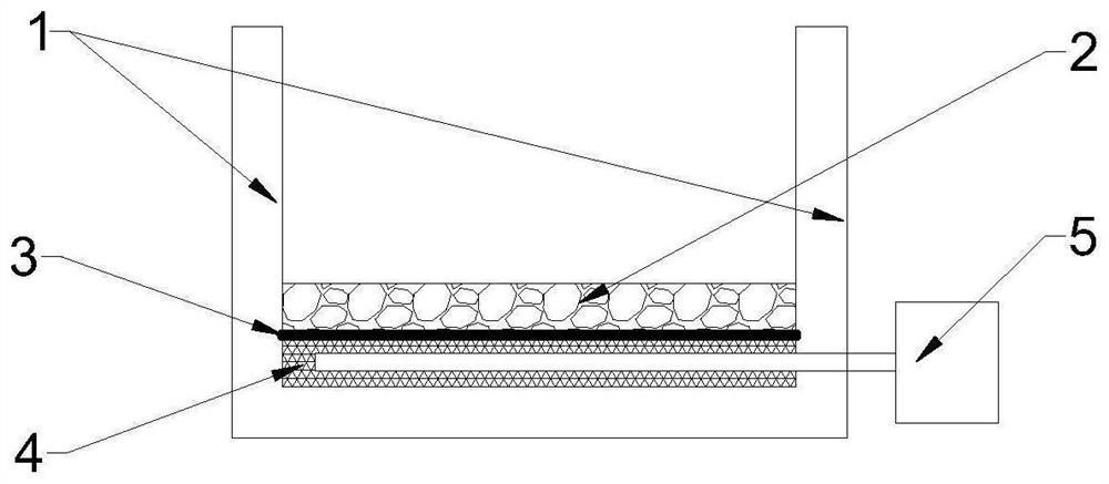 Simulation experiment device for diffusion distance of grouting filling slurry