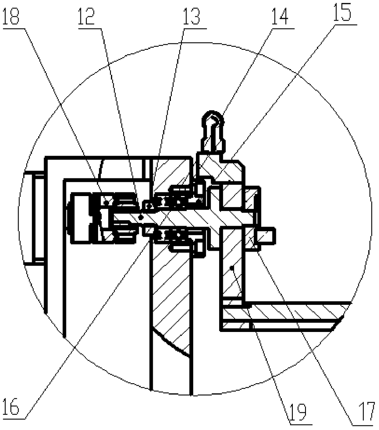 An anti-welding oxidation rotary welding oil cup fixture and control method