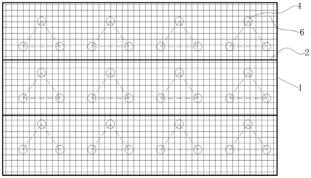 Ecological control method of collapsed hillock based on microbial reinforcement technology